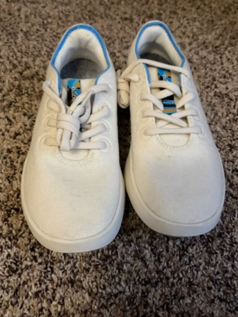 Allbirds Wool Runner 2 WR2 Performance Running Shoes Natural White Women's 9.5